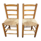 Pair of brutalist chairs