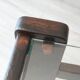 Table basse bois et verre