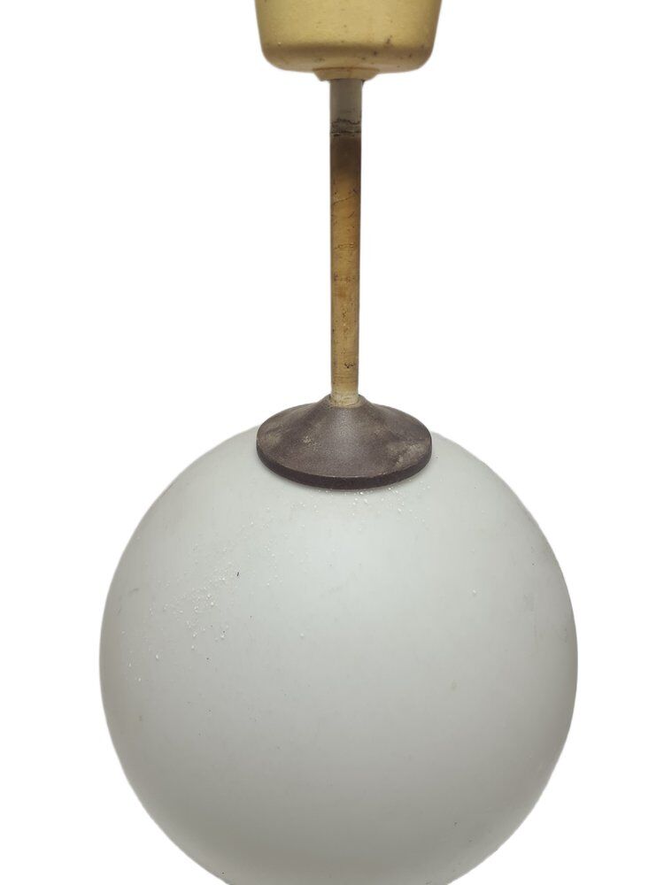 Vintage communist pendant lamp, Poland, 1970s