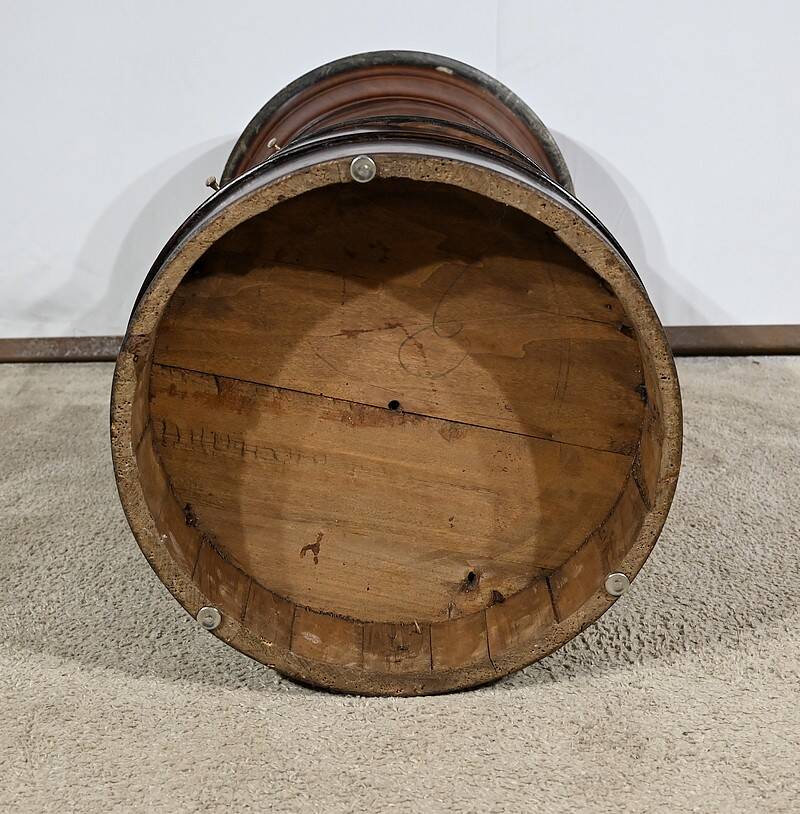 Rare Somno with two doors in Burl Mahogany, Empire period – Early 19th century