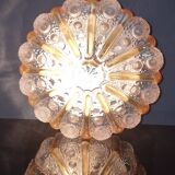 Glass ceiling light, 1970s