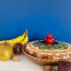 Plat tarte aux fruits barbotine