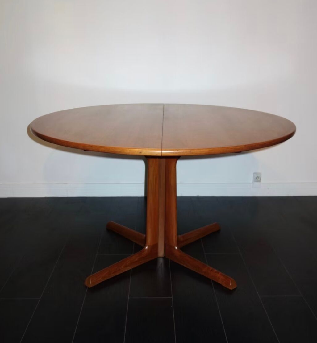 Vintage Scandinavian table Niels Otto Moller 1960