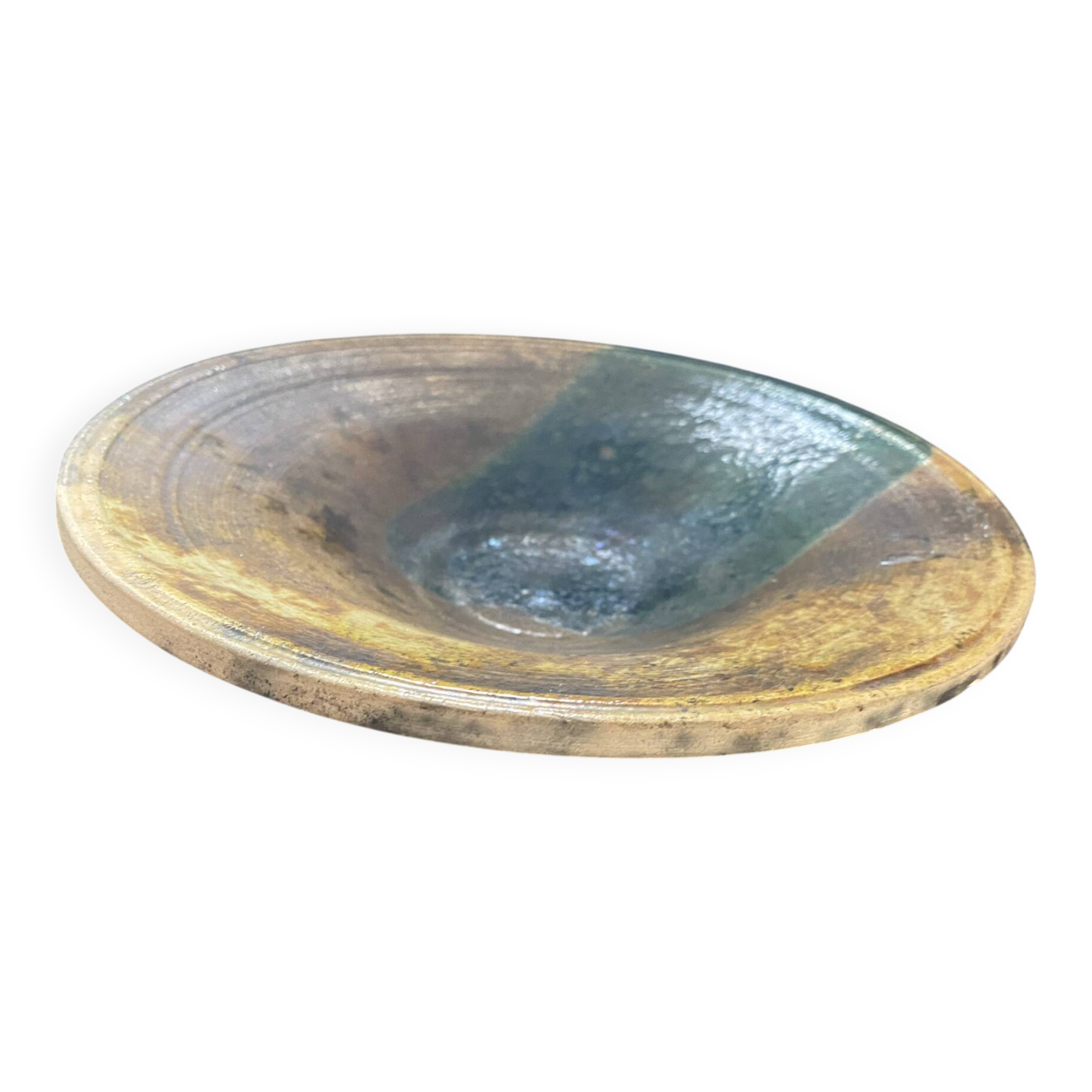 Magnificent raku ceramic bowl