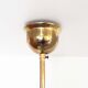 Lustre en verre laiton & opalin by Leola