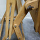 Old architect's table all in wood 50s