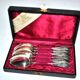Set of 6 antique spoons in solid silver Minerva 19th century. Goldsmith KABEL 90gr