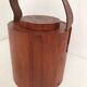 Teak ice bucket by Jens H. Quistgaard for Nissen, Denmark 1960