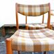 Chaises scandinaves tissu