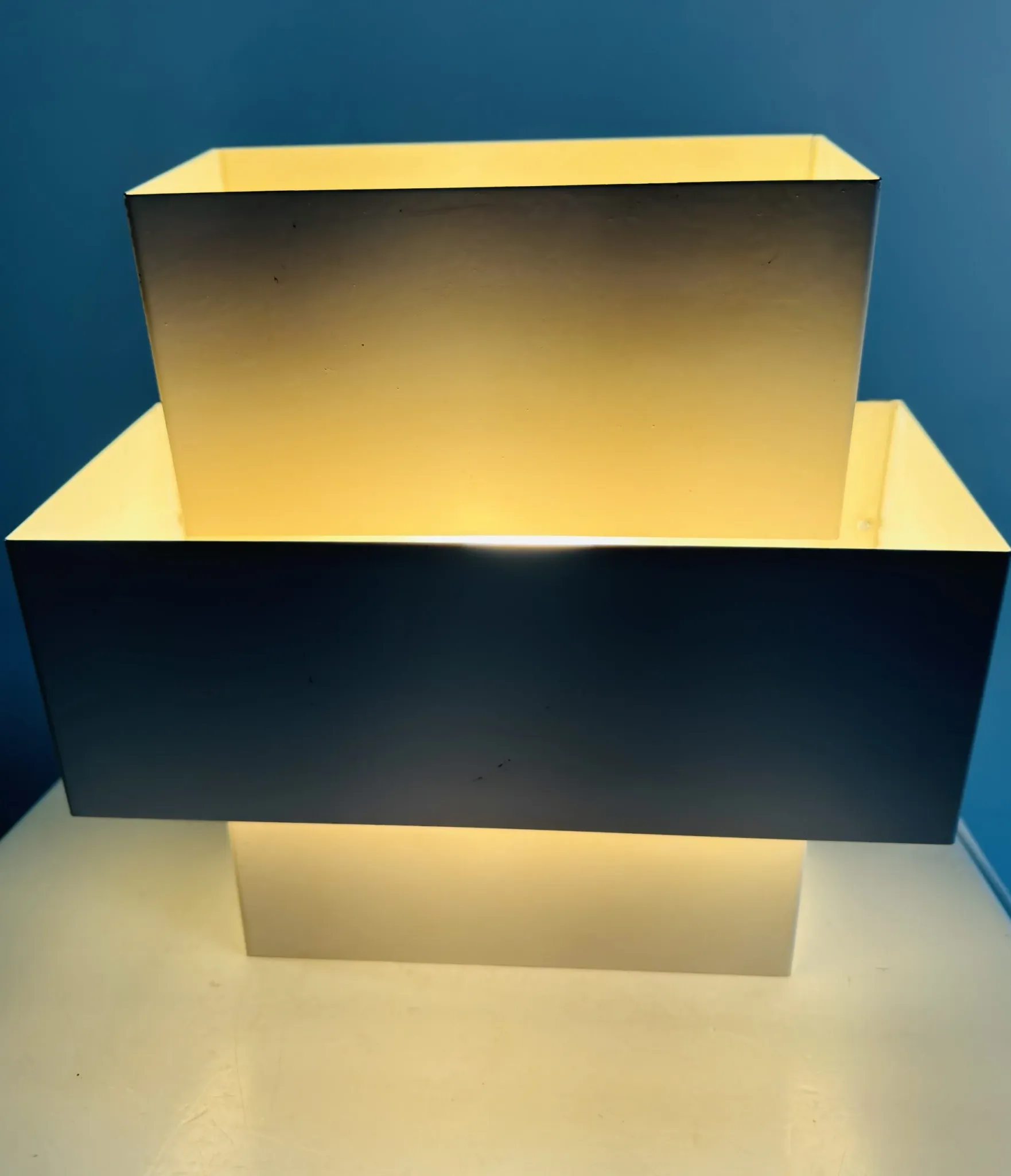 Geometric Wall Lamp By J.J.M. Hoogervorst For Anvia Nederland, The Netherlands, 1960S