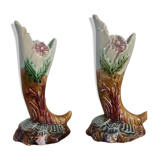 Pair of soliflore vases 1900