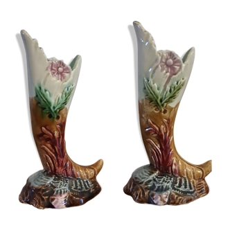 Paire de vases soliflore 1900