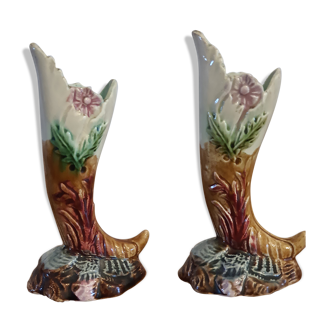 Pair of soliflore vases 1900