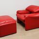 Maralunga armchair and ottoman – Vico Magistretti for Cassina