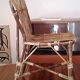 Chaise en bambou et rotin Audoux Minnet Golf Juan des années 50