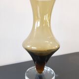 Vintage smoked vase