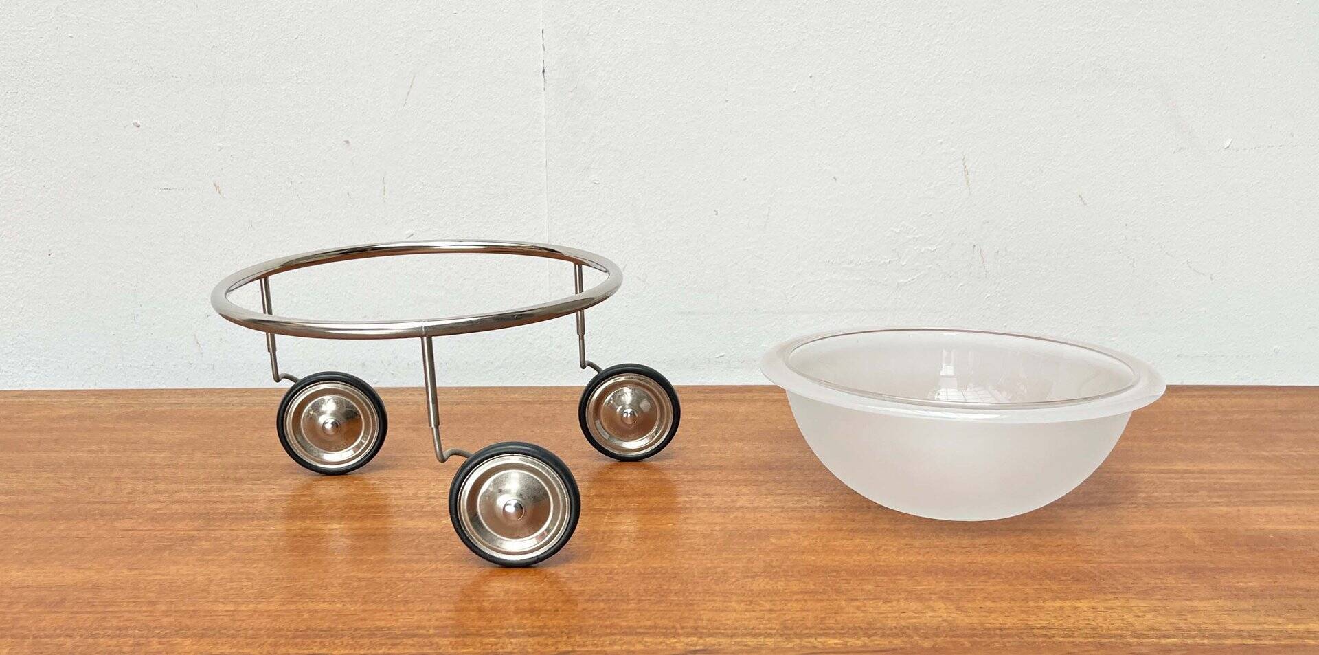 Postmodern Dutch Fruit on Wheels Bowl by Arnout Visser Droog for Designum, 1990s