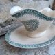 Antique sauce boat Creil and Montereau Ironstone English model