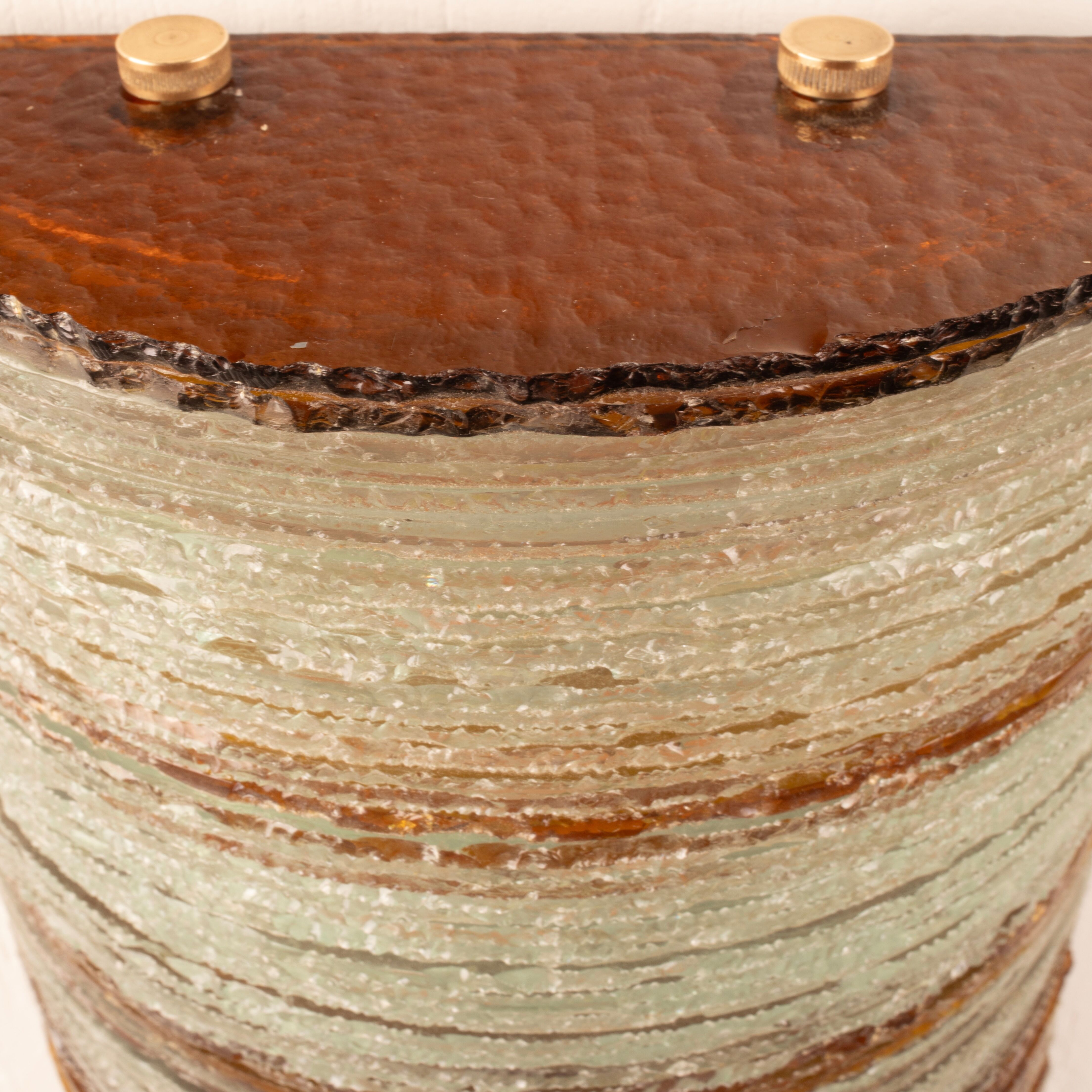 Glass Wall Lamp by Albano Poli for Poliarte – Big Version