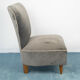 Set of 2 armchairs armchairs wood velvet design 50s vintage modern