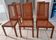 Set of 6 cane chairs, vintage Italian design, 1970s