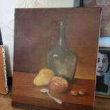 Tableau nature morte - huile sur toile - Signé Ankie Rialland