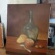 Still life painting - oil on canvas - Signed Ankie Rialland