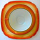 Art-deco bohemian porcelain tea or coffee