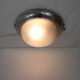Old wall ceiling light glass and aluminium, decoration
