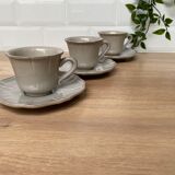 Set of 3 cups and subcups