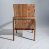 Armchair in natural wood (teak) minimalist design