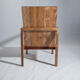 Fauteuil en bois naturel (teck) design minimaliste