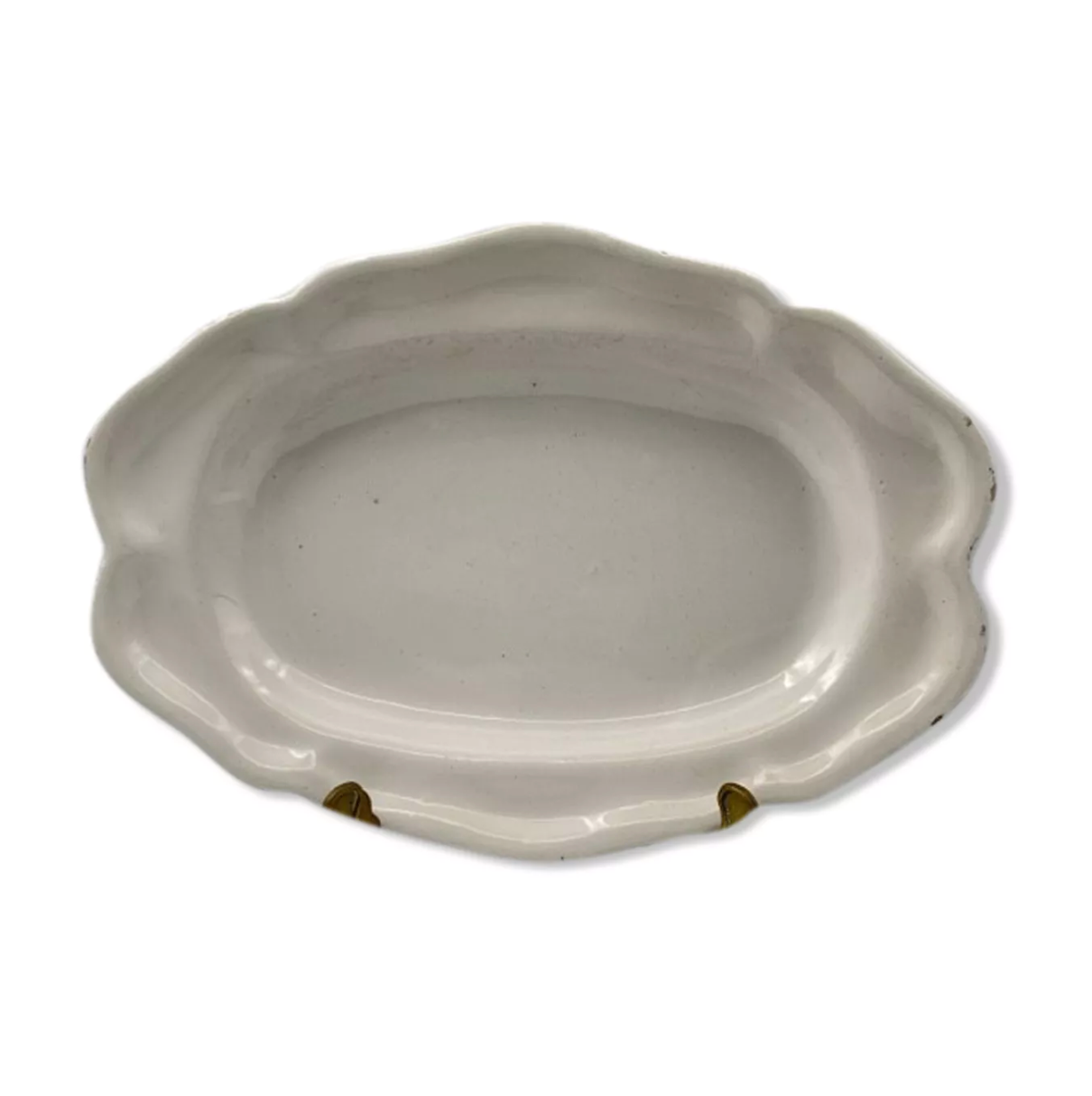 Oval flat Moustiers XVIIIth