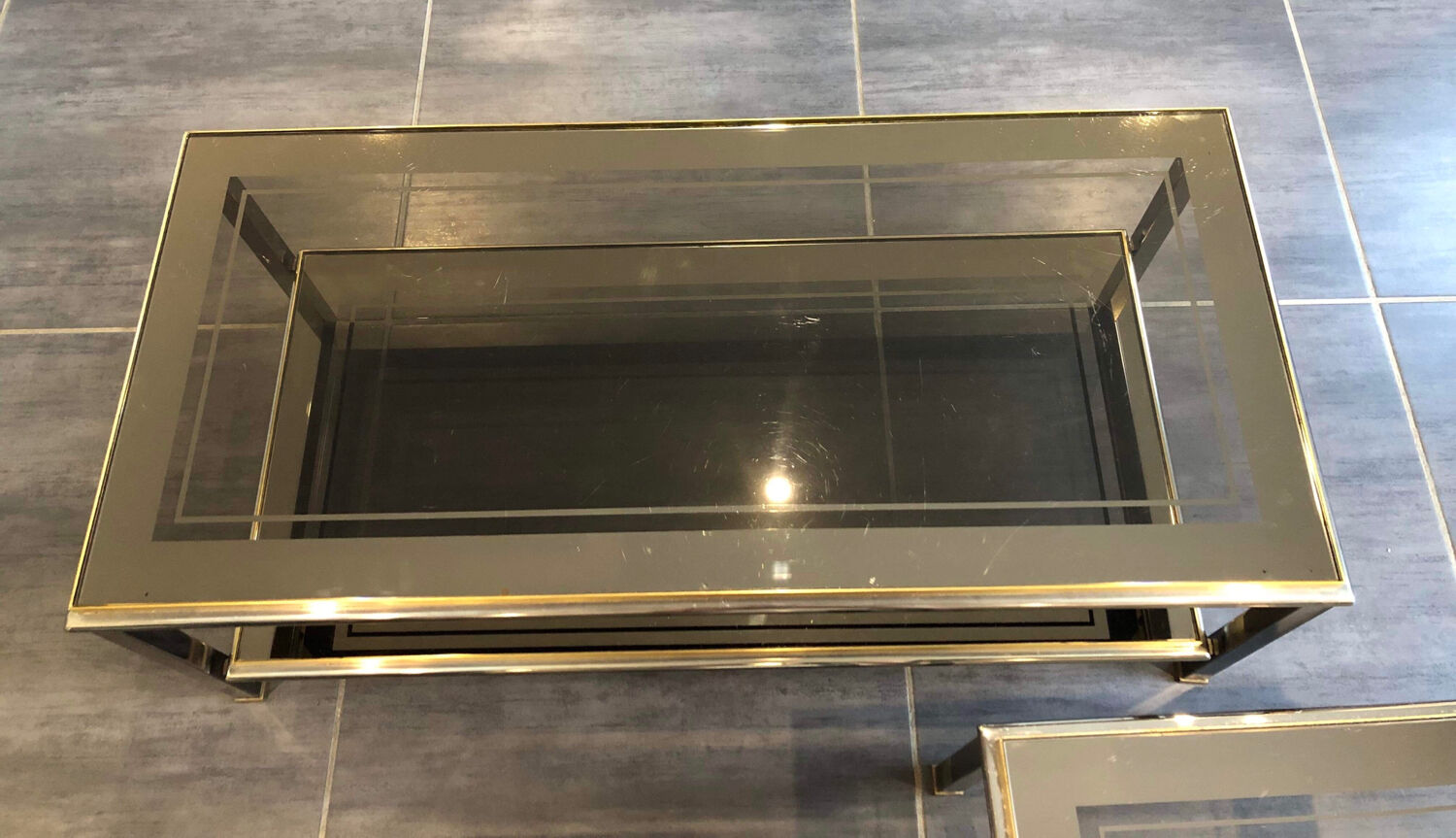 Set of Italian design coffee tables, 1970s