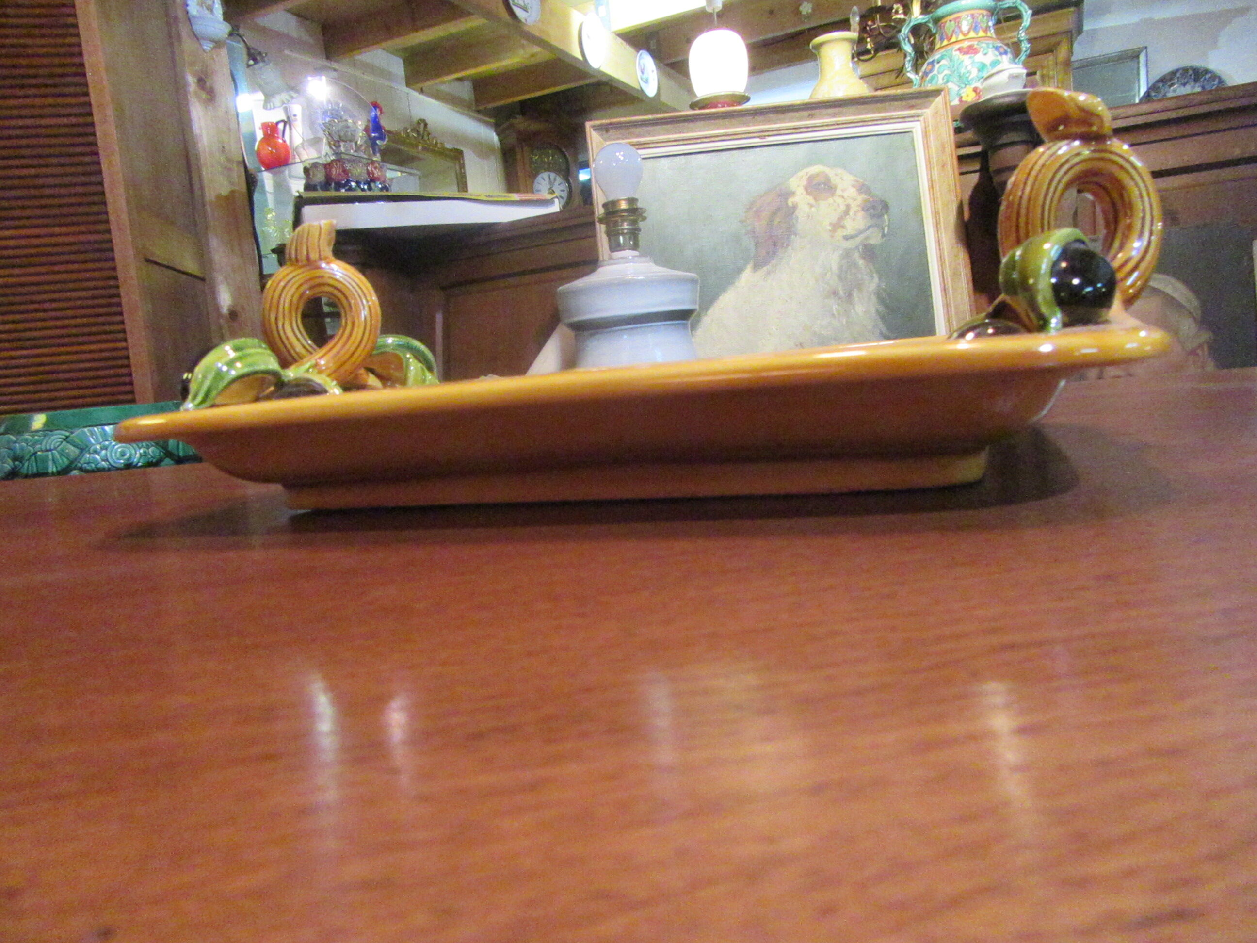 Old ceramic dish vallauris