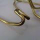 Mid-Century Brass Coat Hooks, 1950s, Set of 2