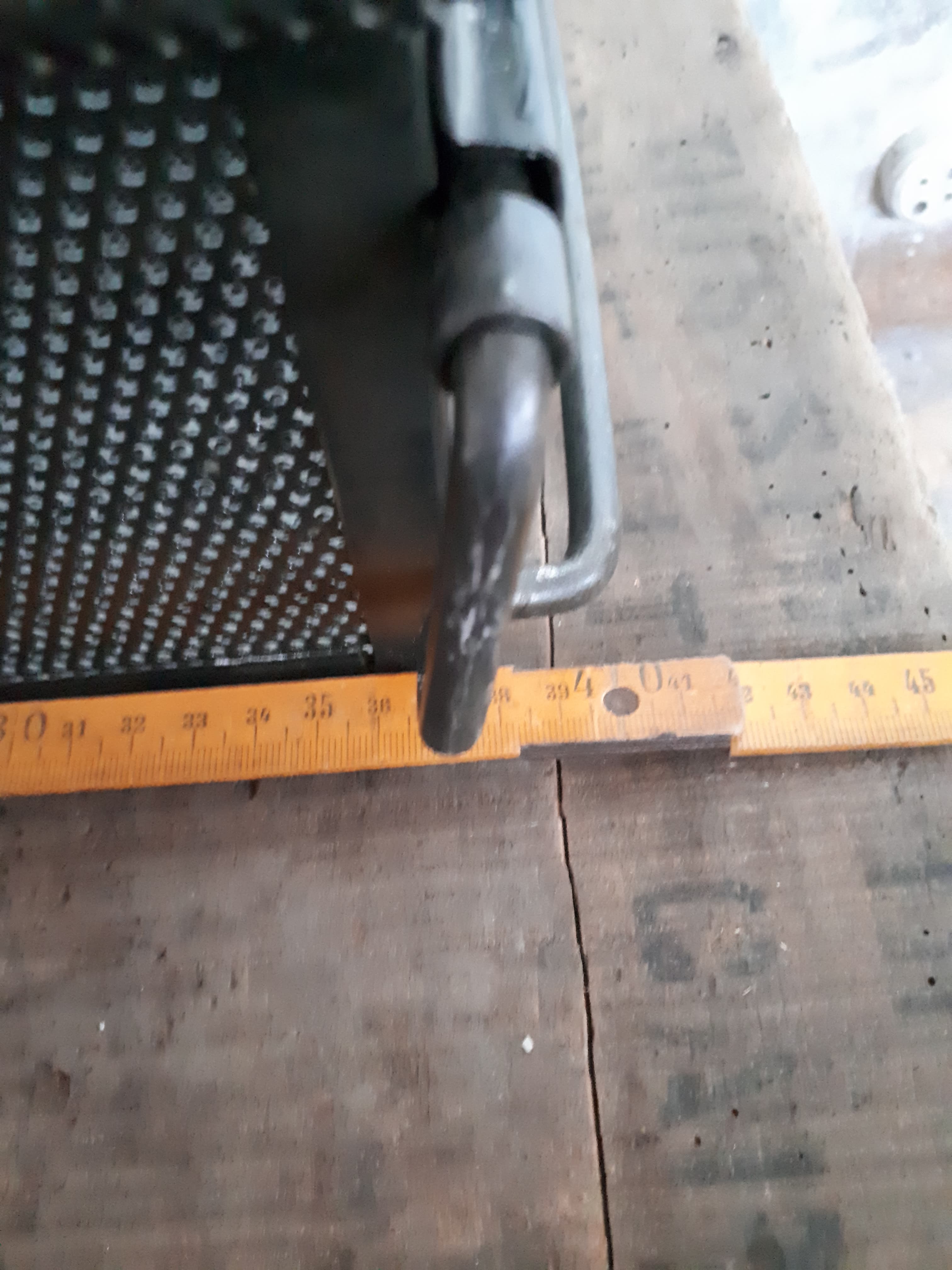 Perforated metal industrial locker