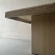 Square travertine coffee table, Italy 1970