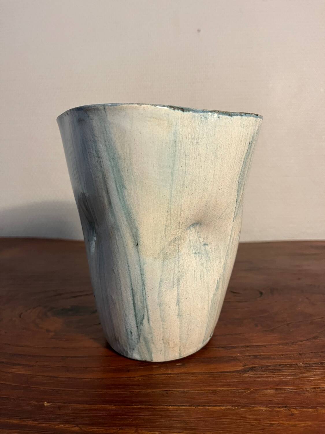 Ceramic vase honored Camos Vallauris