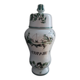 Old ceramic apothecary pot