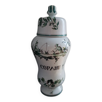 Old ceramic apothecary pot