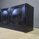 Buffet brutaliste noir, années 1970