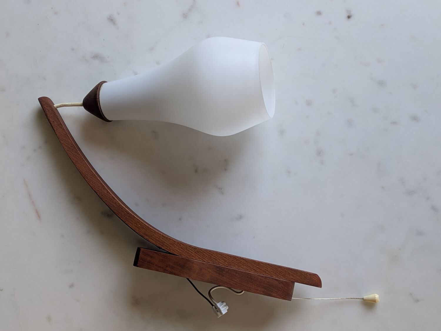 Teak wall lamp Uno and Osten Kristiansson 60'