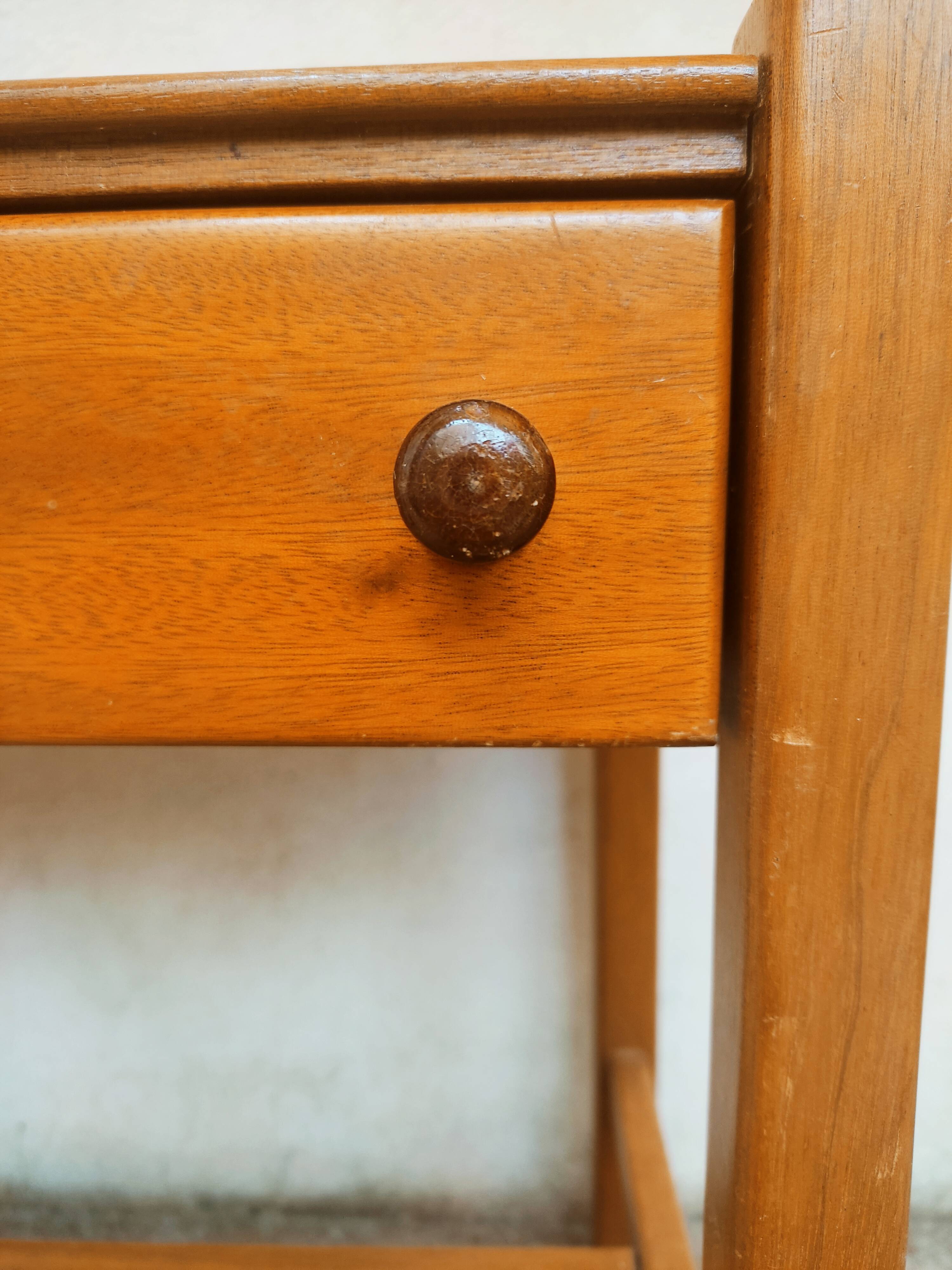 Scandinavian teak bedside