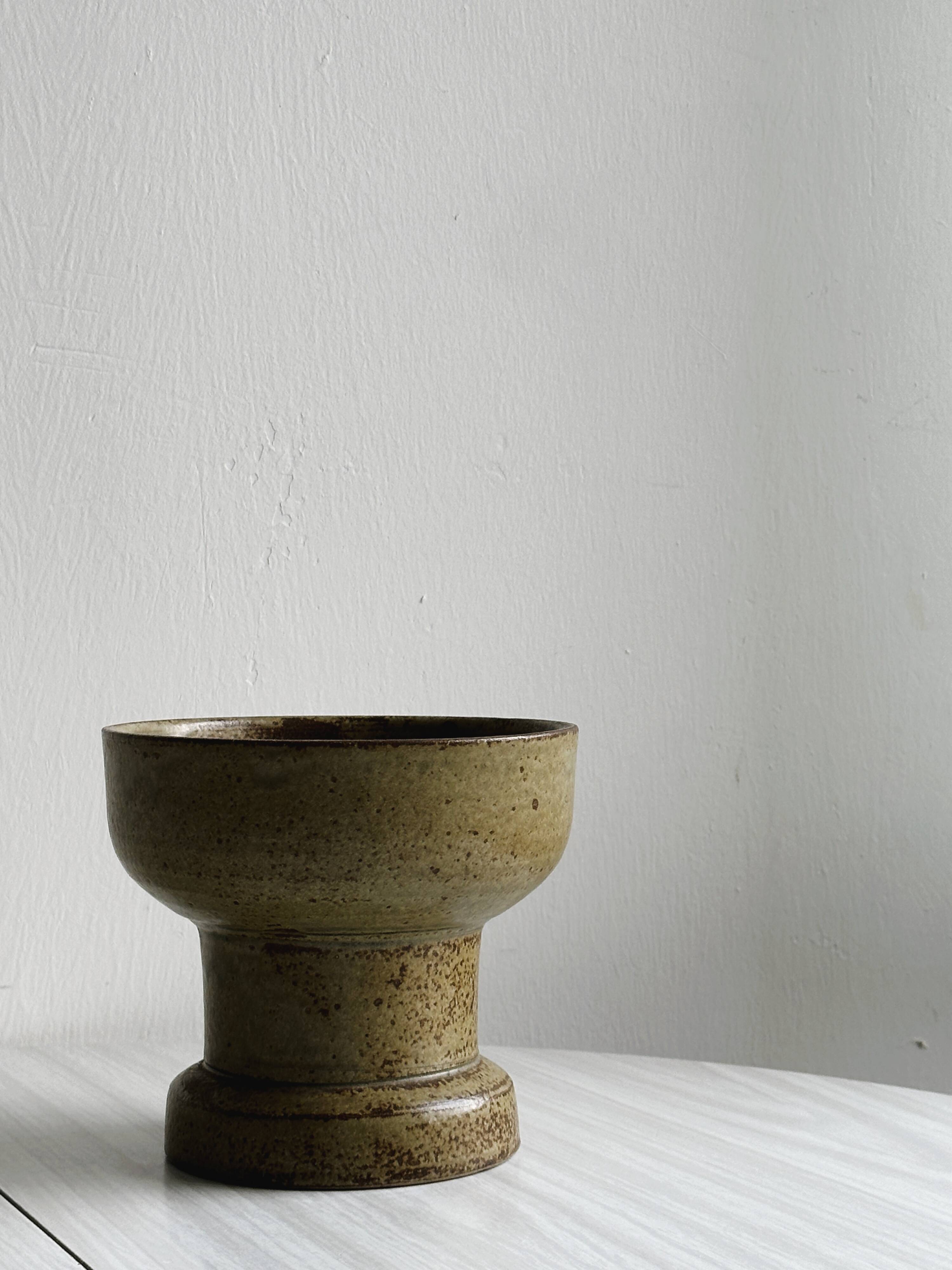 Vintage stoneware bowl, designer fruit basket