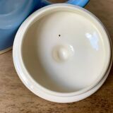 Cafetière ancienne Digoin bleu ciel