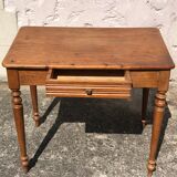 Wooden desk with drawer, Louis Philippe