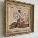 Still life on wood.