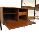 Vintage Poul Cadovius Royal System Wall Console