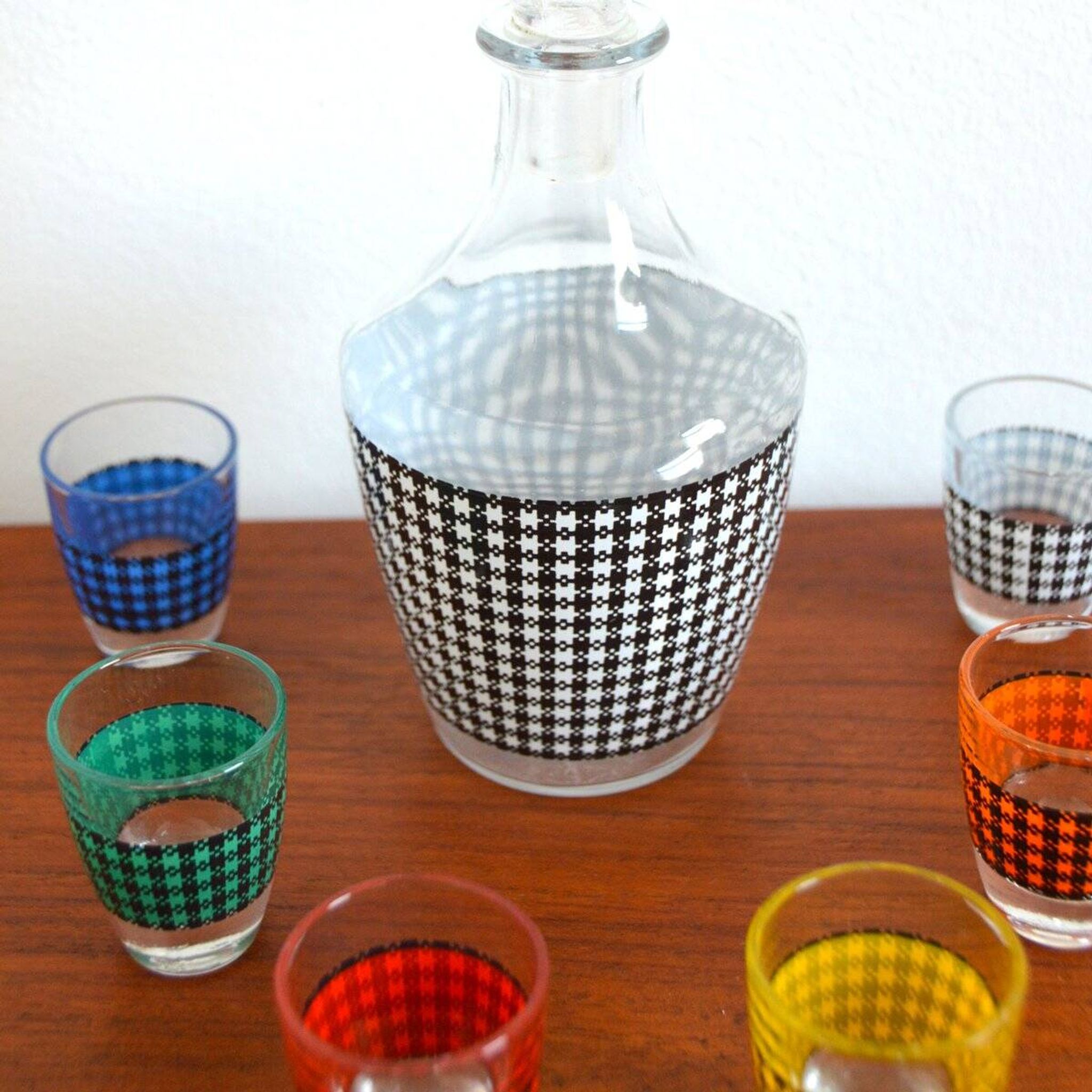 Vintage 1950s liqueur service
